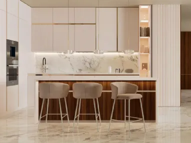 Vivian stool by Bontempi