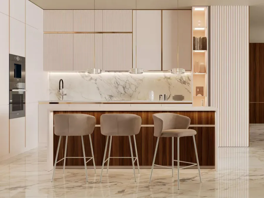 Vivian stool by Bontempi