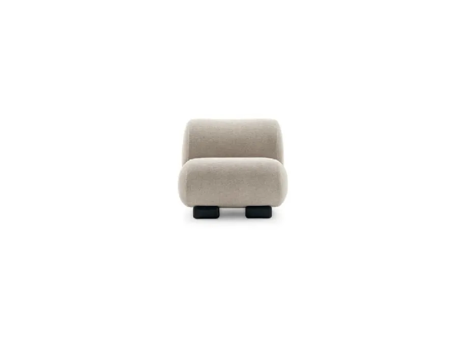 Wallaby armchair in padded fabric by Ditre Italia.