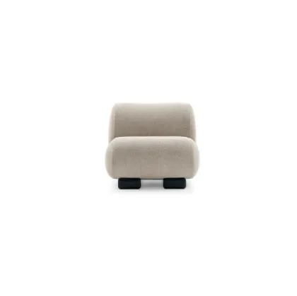 Wallaby armchair in padded fabric by Ditre Italia.