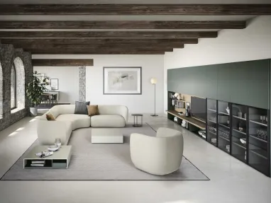 Wall-mounted Shelving and Surfaces 02 by Novamobili