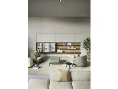 Wall-mounted Shelving and Surfaces by Novamobili
