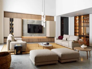 Wall Unit TV Panels 03 by Novamobili