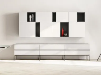 SpaceMakers day Grip wall unit by Zalf.