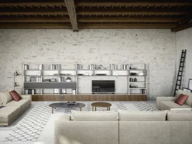 Wall 30 05 Equipped Wall Unit by Novamobili