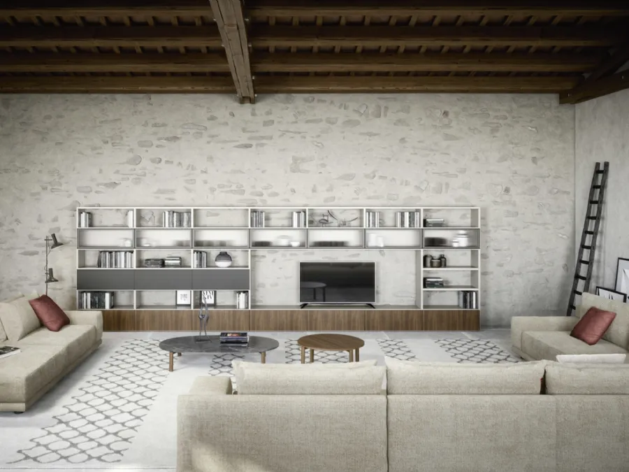 Wall 30 05 Equipped Wall Unit by Novamobili