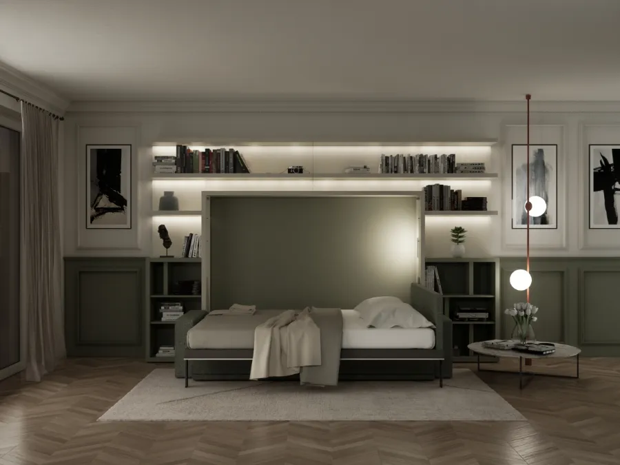 Clei Atena horizontal wall bed