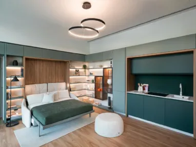 Diana 01 wall bed by Clei