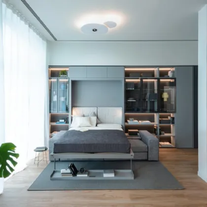 Tango 01 wall bed by Clei