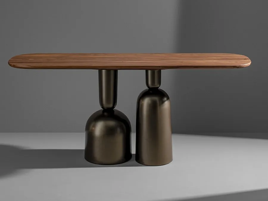 Mobile ingresso Cop Console in wood by Bonaldo