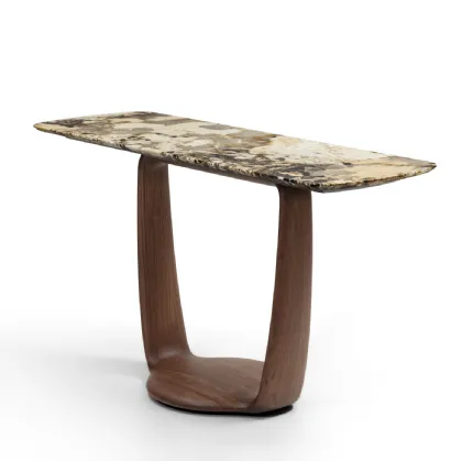 Entryway Furniture Saddle Console by Porada