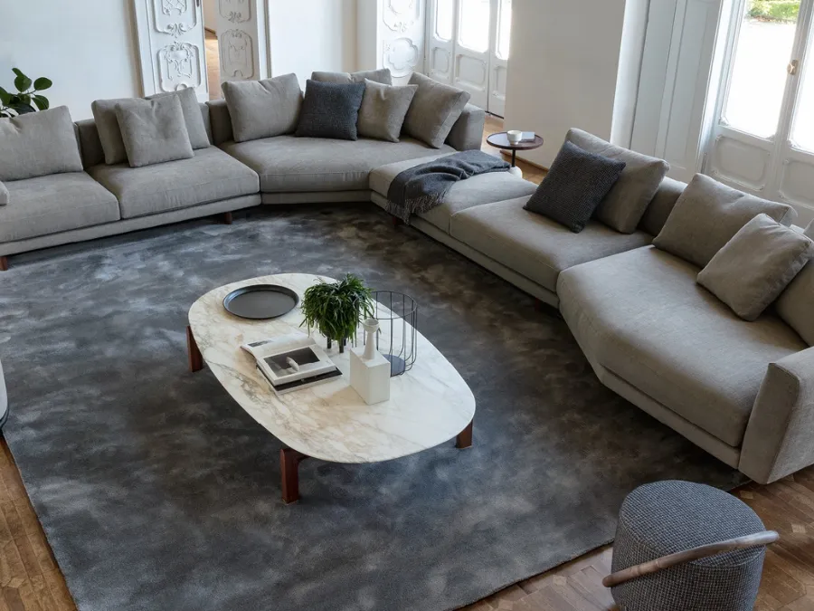 Abacus corner sofa by Porada