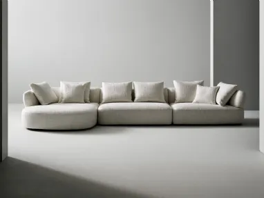 Aldebaran sofa with chaise lounge by Bonaldo