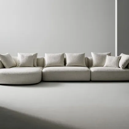 Aldebaran sofa with chaise lounge by Bonaldo