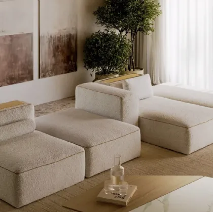 Modular sofa Blake in Bontempi fabric.