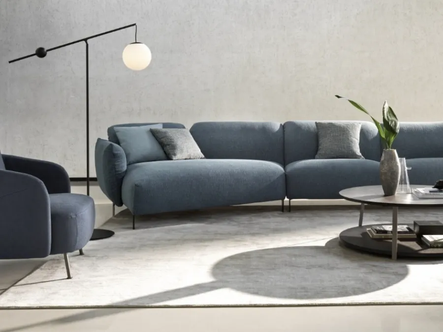 Blum upholstered fabric sofa by Ditre Italia.