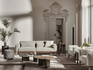 Linear sofa Fellow by Porada