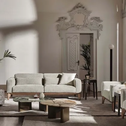 Linear sofa Fellow by Porada