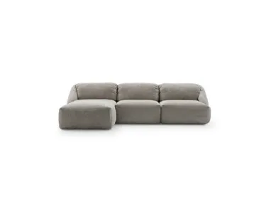 Fabric sofa with peninsula Mellville by Ditre Italia.