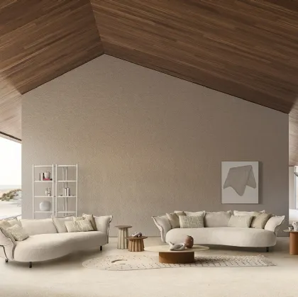 Nuvola upholstered sofa by Cierre Imbottiti
