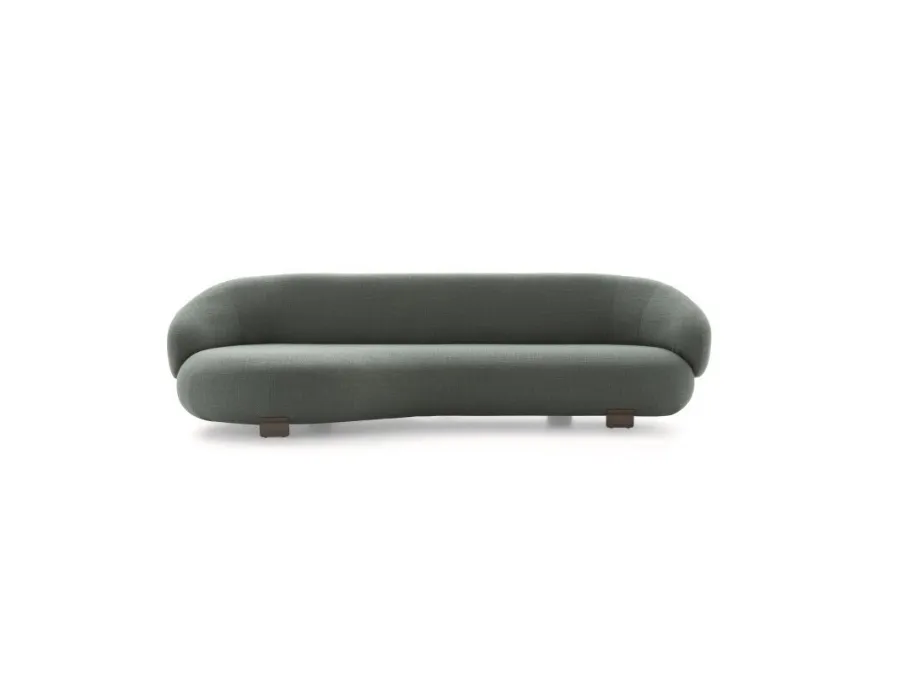 Fabric sofa with peninsula Pacific by Ditre Italia.