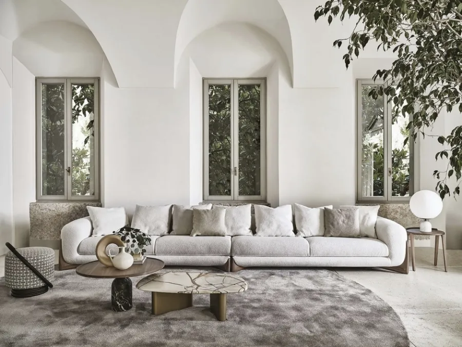 Linear sofa Softbay by Porada