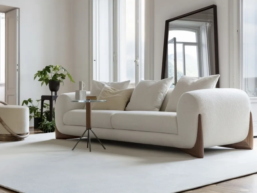 Softbay linear sofa by Porada