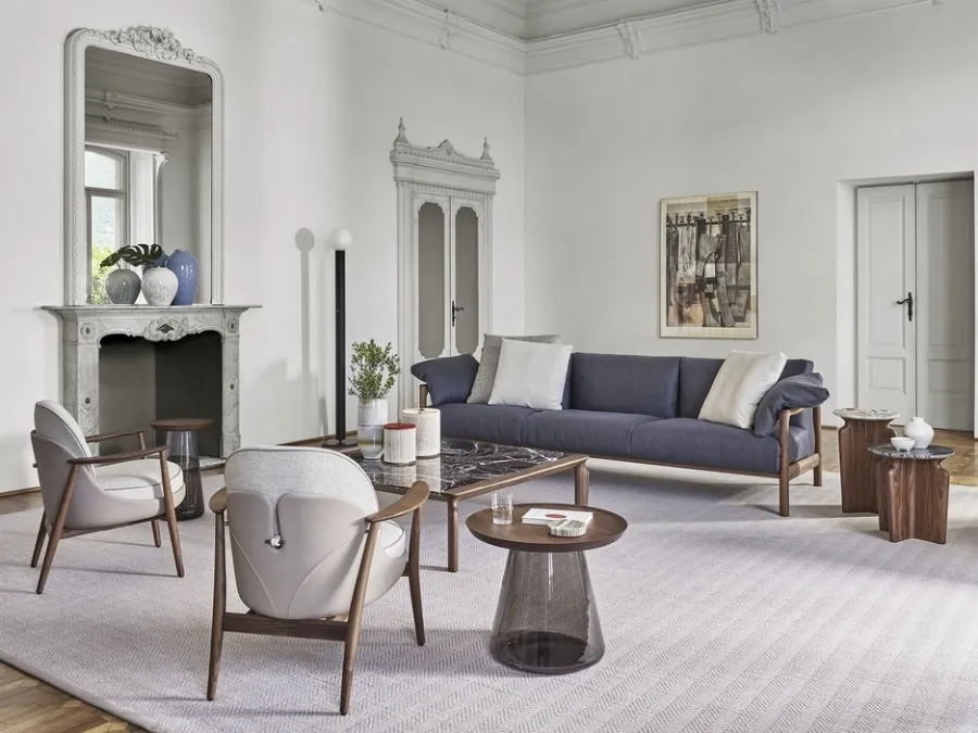 Linear sofa Vera by Porada