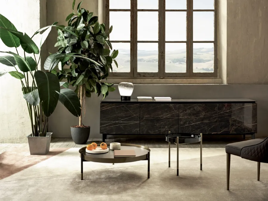 Cosmopolitan Sideboard in SuperMarble by Bontempi