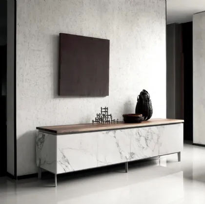 Cosmopolitan sideboard in SuperMarble by Bontempi.