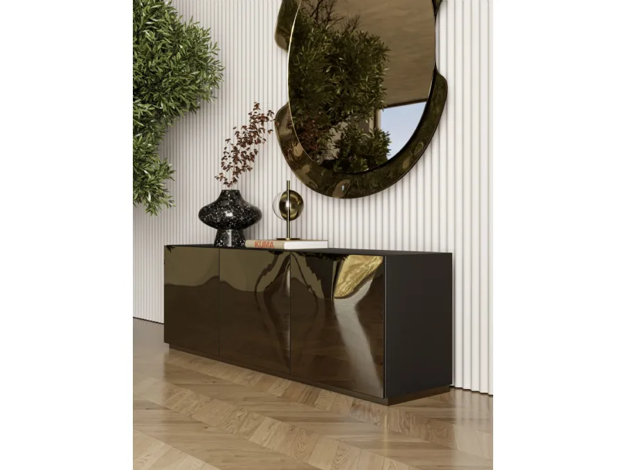 Eden bronze mirror cabinet by Bontempi.