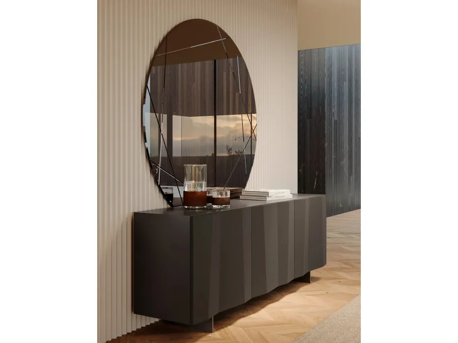 Lacquered wooden sideboard by Bontempi,