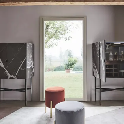Media unit Madison Superior in SuperMarble by Bontempi