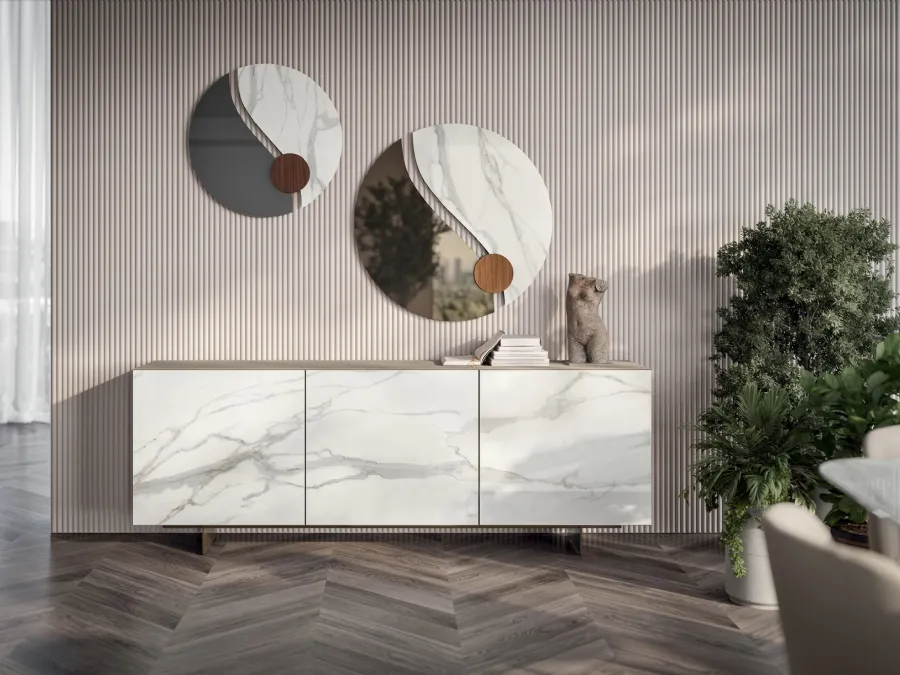 Olympia sideboard in SuperMarble by Bontem