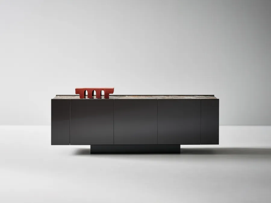 Bonaldo's Spy wooden lacquered cabinet.