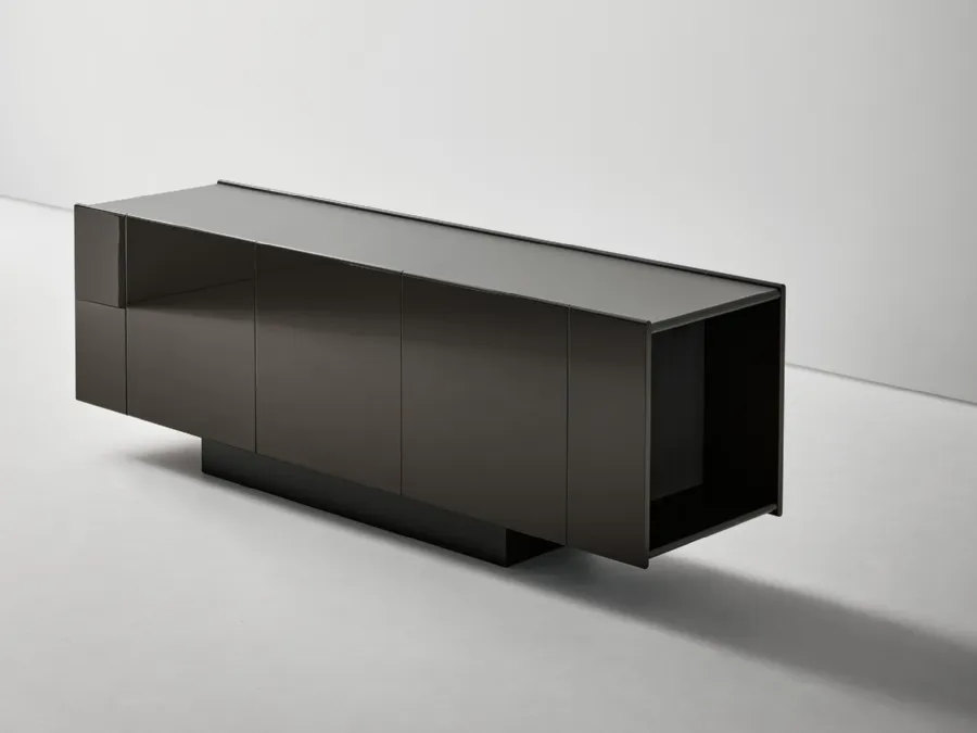 Bonaldo lacquered wood side table
