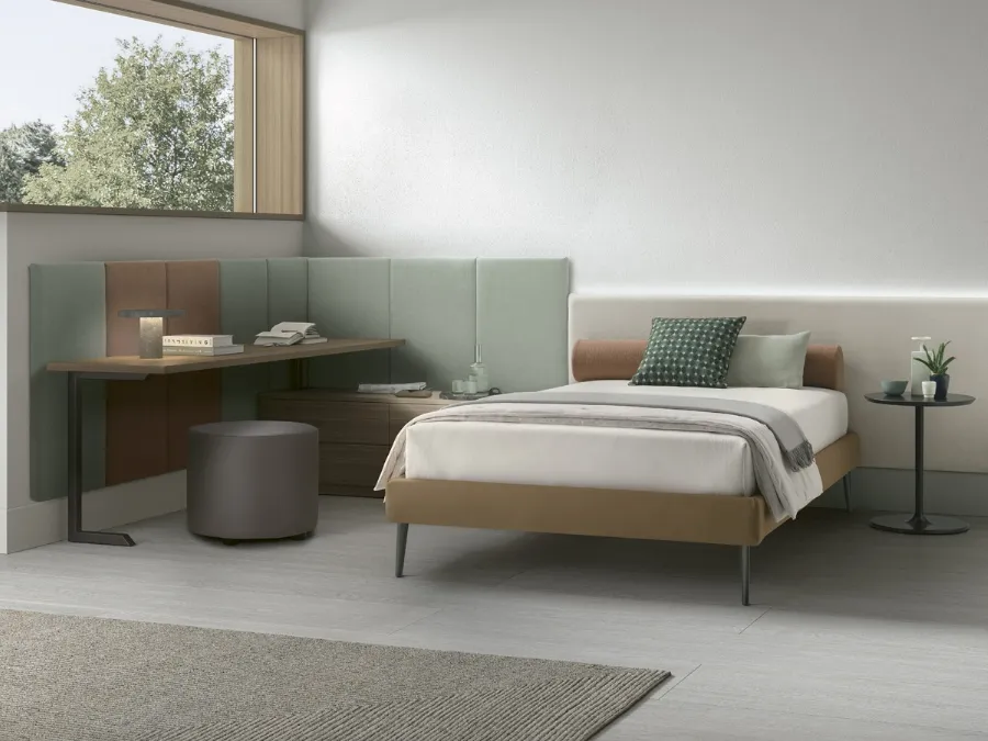 Padded bed frame V&Nice Boiserie