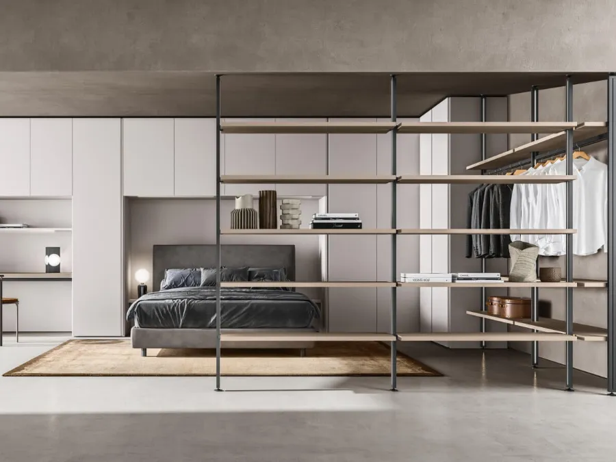 Swing door wardrobe bridge Alterna SM2001 by Zalf.