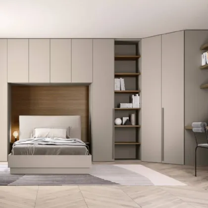 Alterna SM2015 swing door wardrobe bridge by Zalf.