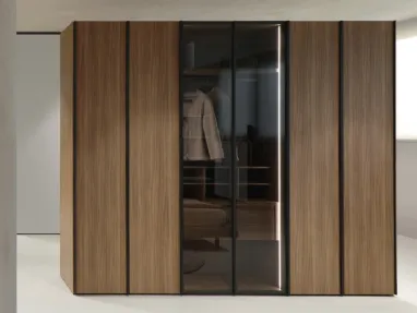 Alternating hinged wardrobe SM2072 by Zalf