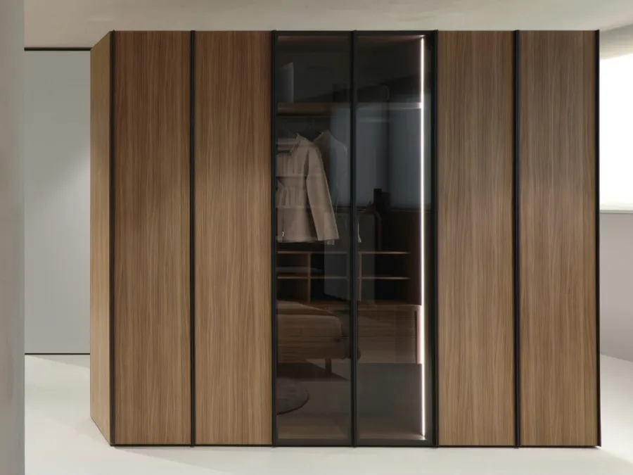 Alternating hinged wardrobe SM2072 by Zalf