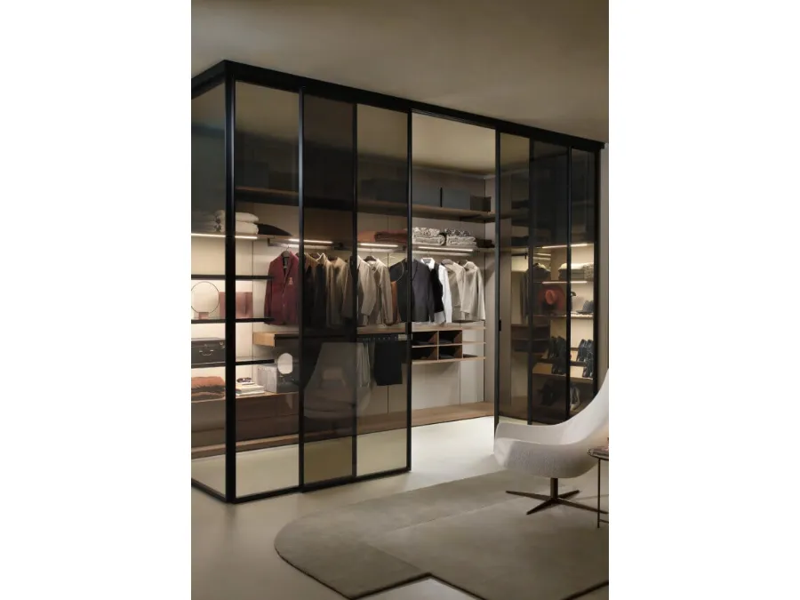 Flexy SM008 walk-in closet by Zalf