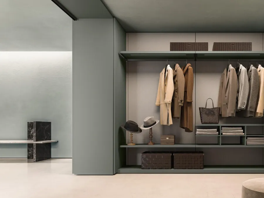 Walk-in closet Flexy SM2004 by Zalf.