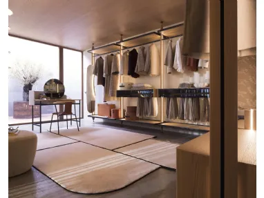 Dedalo Walk-in Closet by Novamobili