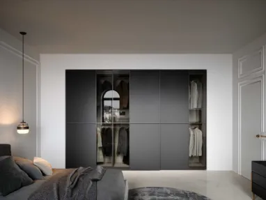 Layer sliding wardrobe by Novamobili