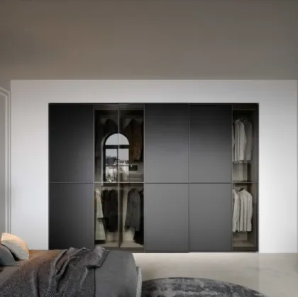 Layer sliding wardrobe by Novamobili
