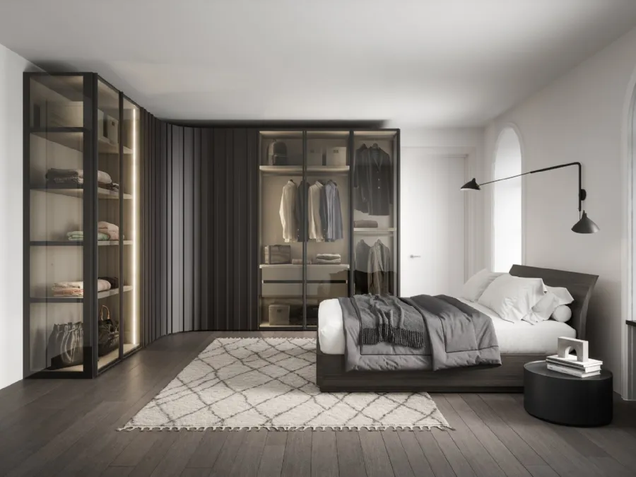Corner wardrobe Perry by Novamobili