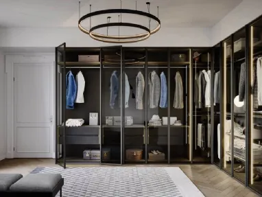 Perry Walk-in Closet by Novamobili.