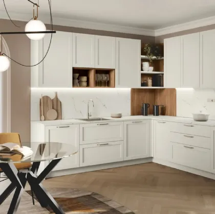 Classic corner kitchen Art-Sveva 02 by Stosa.