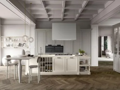 Classic Kitchen with Dolcevita 02 island by Stosa